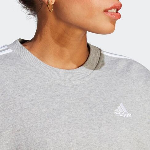 adidas womens Essentials 3-stripes French Terry Sweatshirt in Saudi Arabia