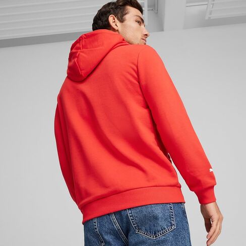 PUMA Men's Formula 1 Essentials Logo Hoodie, Pop Red SS24, X-Largearge F1 Ess Logo Hoodie in Saudi Arabia