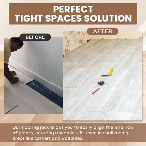Flooring Jack, Professional Hardwood Flooring Tools Jack and Positioning Tool for Straighten and Installing Hardwood Floors, Floor Gap Fixer Tool in Saudi Arabia