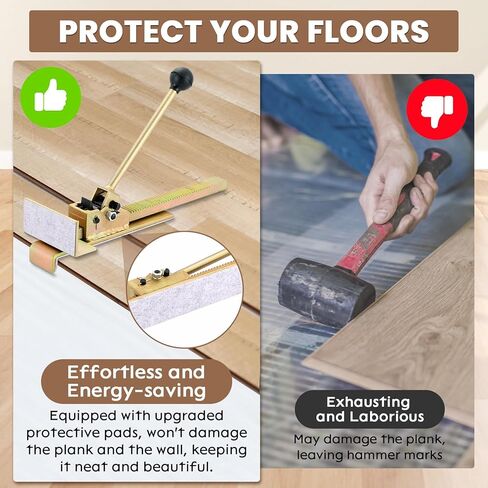Flooring Jack, Professional Hardwood Flooring Tools Jack and Positioning Tool for Straighten and Installing Hardwood Floors, Floor Gap Fixer Tool in Saudi Arabia