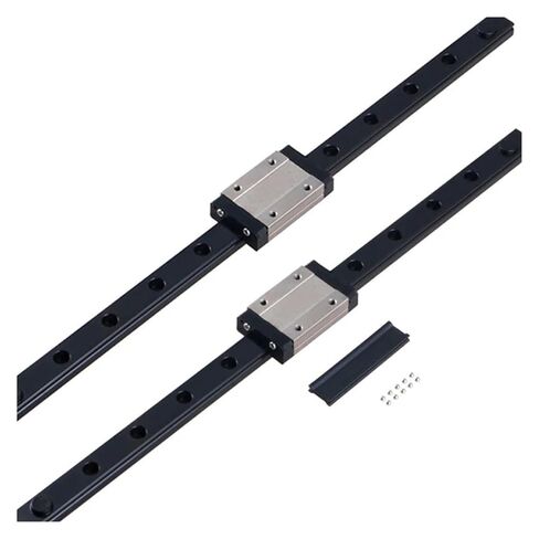 2 أدلة خطية MGN12 600-1000 مم + 4 عربات MGN C سوداء (850 مم) in Kuwait