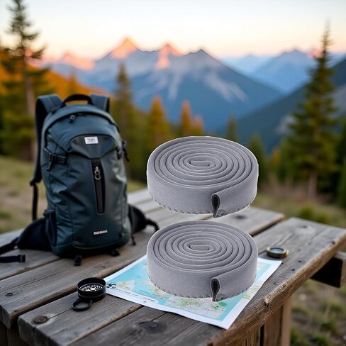 قطعتان من غطاء أنبوب المثانة المائية باللون الرمادي، غطاء خرطوم عازل للمثانة المائية، ملحقات غطاء خرطوم حراري للجري وركوب الدراجات in Kuwait