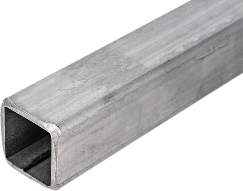 JEGS Mild Steel Tubing | Square 1� High x 1� Wide | 0.083 Inch Thickness | 8 Feet Length | Made In USA | A513 High-Carbon Steel | Hot Rolled Electric Welded in Saudi Arabia