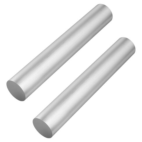 LEXININ 2 Pcs 12 x 2 Inch Round Aluminum Rod, 305 x 50mm Aluminum Stock 6061 for DIY Craft, Industrial in Saudi Arabia