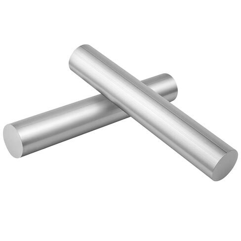 LEXININ 2 Pcs 12 x 2 Inch Round Aluminum Rod, 305 x 50mm Aluminum Stock 6061 for DIY Craft, Industrial in Saudi Arabia