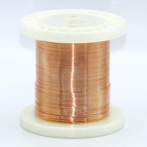 AlloyPlan1 Pound 18 Gauge 99.9% Copper Wire for Gardening, Electroculture, Bonsai, Jewelry Making Beading DIY Craft Pure Bare Copper Wire Spool, 213 Feet in Saudi Arabia