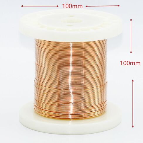 AlloyPlan1 Pound 18 Gauge 99.9% Copper Wire for Gardening, Electroculture, Bonsai, Jewelry Making Beading DIY Craft Pure Bare Copper Wire Spool, 213 Feet in Saudi Arabia