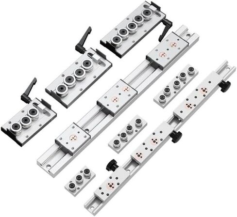 قضبان منزلقة للحركة الخطية، قطعة واحدة + قطعتين SGB10-3، محمل ثلاث كتل كروية، سكة توجيه خطية SGR10-500mm لـ CNC DIY والطابعة ثلاثية الأبعاد in Kuwait