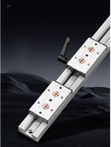Linear Motion Slide Rails,1pcs Rail+2pcs SGB10-3,Three Ball Blocks Bearing,Linear Guide Rail SGR10-500mm for CNC DIY and 3D Printer in Saudi Arabia
