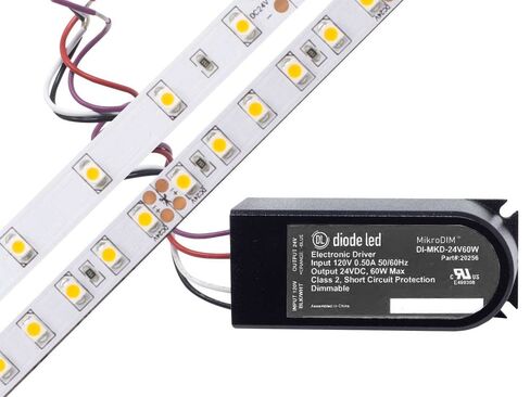 الصمام الثنائي LED - DI-MKD-24V60W - برنامج تشغيل إلكتروني قابل لتعديل الضوء in Saudi Arabia