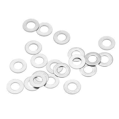 M6 304 Stainless Steel Flat Washers, 50pcs 6x12x0.5mm Ultra Thin Flat Spacers for Screw Bolt, Electronic Repair, Automotive in Saudi Arabia