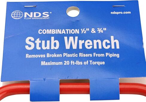 NDS SW-0500-C 1/2 and 3/4-Inch Stub Wrench, Red in Saudi Arabia