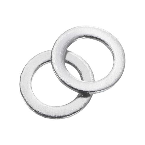 uxcell 60Pcs 304 Stainless Steel Flat Washers, M17x24x0.5mm Ultra Thin Flat Spacers, Flat Ring Fasteners for Bolts Screws, Electronic Repair, Automotive, Mechanical Industry in Saudi Arabia