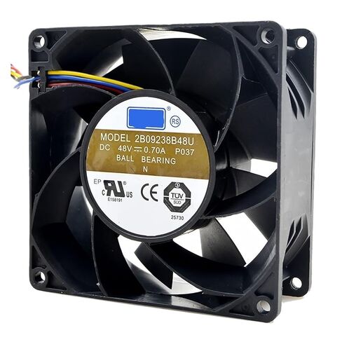 92 مم 90 مم 92 * 38 2B09238B48U 92X92X38mm DC 48V 0.7A مروحة خادم ذات 4 أسلاك in Saudi Arabia