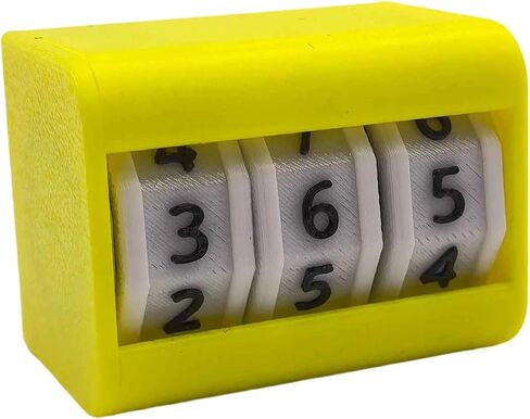 ديكور مكتب مكتب ديكور سطح الطاولة مكون من 3 أرقام ومؤقت تحديد الأهداف للدراسة، أسود in Kuwait