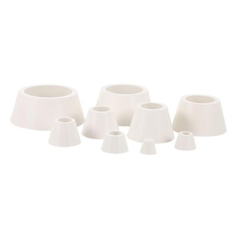 Cabilock 1Set Laboratory Funnel Flask Adapter Set Rubber Tapered Collar Filter Gaskets for Efficient Filtration Compatible with Various Flask and Easy to Use in Saudi Arabia