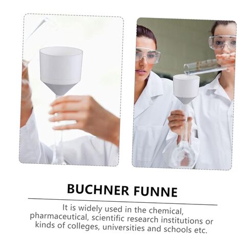 2pcs Plastic Buchner Funnel for Laboratory Filtration Acid-Resistant Design for Efficient Liquid Separation Experiments and Everyday Use in Saudi Arabia