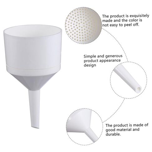 2pcs Plastic Buchner Funnel for Laboratory Filtration Acid-Resistant Design for Efficient Liquid Separation Experiments and Everyday Use in Saudi Arabia