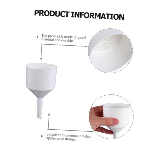 2pcs Plastic Buchner Funnel for Laboratory Filtration Acid-Resistant Design for Efficient Liquid Separation Experiments and Everyday Use in Saudi Arabia