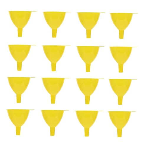 Cabilock 16Pcs Wide Mouth Scientific Plastic Funnel Laboratory Funnels for Easy Liquid Transfer Classroom Home and Laboratory Use in Saudi Arabia