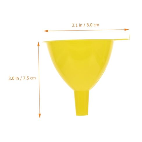 Ciieeo 16pcs Laboratory Plastic Funnel Wide-Mouth Filling Funnel for Bottles Scientific in Saudi Arabia