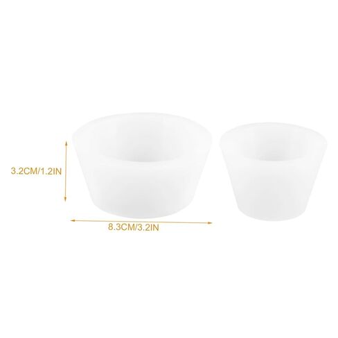 PRETYZOOM 9-Piece Silicone Sealing Ring Funnel Filtering Kit Tapered Collar Flask Funnel Attachments for Vacuum Flask Easy to Install Filter Adapter Set in Saudi Arabia