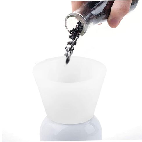 PRETYZOOM 9-Piece Silicone Sealing Ring Funnel Filtering Kit Tapered Collar Flask Funnel Attachments for Vacuum Flask Easy to Install Filter Adapter Set in Saudi Arabia