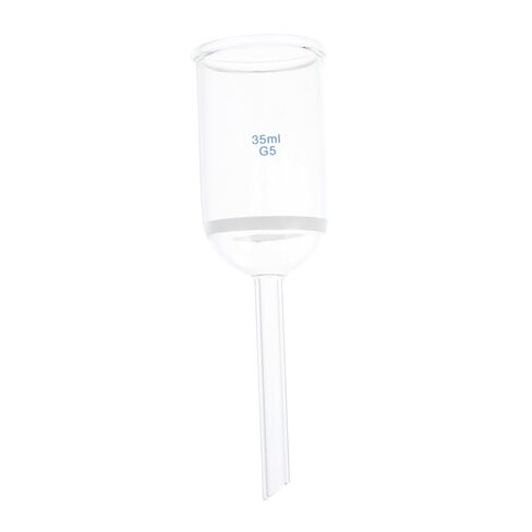 GANAZONO Borosilicate Glass Funnel for Laboratory Use Acid and Alkali Resistant Filtering Funnel Sand Core Design for Experiments and Science Applications in Saudi Arabia