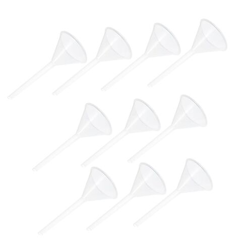 Ciieeo 12pcs Plastic Funnel Set Laboratory Funnel Powder for Dosing Oil for School in Saudi Arabia