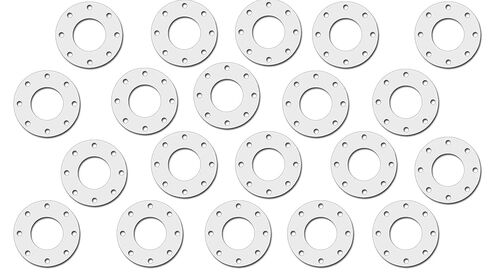 حشية كاملة للوجه من Sterling Seal CFF7530.200.125.150X20 7530، مقاس أنبوب 2 بوصة، سمك 1/8 بوصة، فئة الضغط 150#، PTFE، تفلون فيرجن، أبيض (عبوة من 20 قطعة) in Kuwait