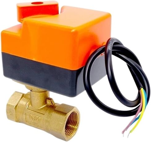 1/2 "3/4" 1 "2" صمام كروي نحاسي صمام كروي 3 خط 2 طريقة صمام كروي للتحكم مع مفتاح يدوي (1,220VAC) in Kuwait