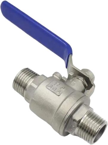 1/2 "3/4" 1 "1-1/4" 1-1/2 "2" خيط خارجي 304 الفولاذ المقاوم للصدأ صمام كروي ثنائي الاتجاه(1) in Kuwait