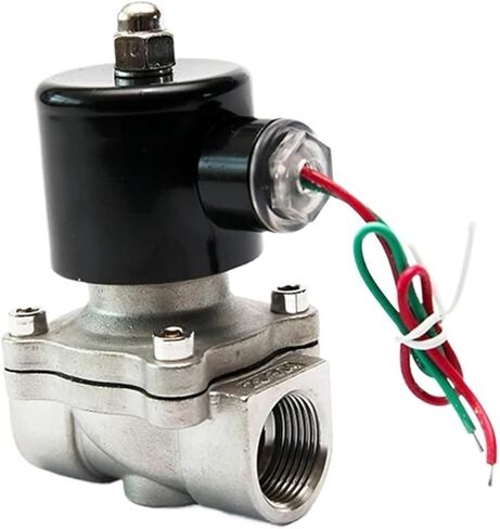 1/2 "3/8" 3/4 "1" صمام الملف اللولبي من الفولاذ المقاوم للصدأ مغلق عادة 220VAC 12VDC 24VDC 110VAC 24VAC صمام الملف اللولبي (1، BSP_380VAC) in Kuwait