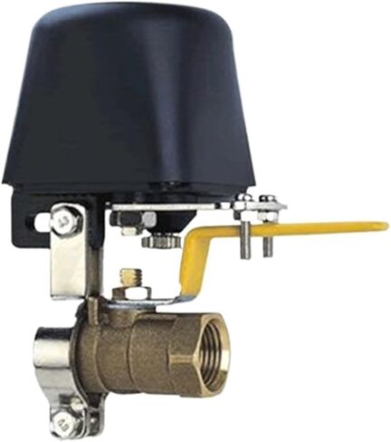 DN15 DN20 وحدة تحكم صمام آلي لخط أنابيب الغاز صمام كروي آلي لإغلاق صمام المياه/الغاز 12 فولت 1 أمبير (3/4 بوصة، بدون صمام) in Kuwait