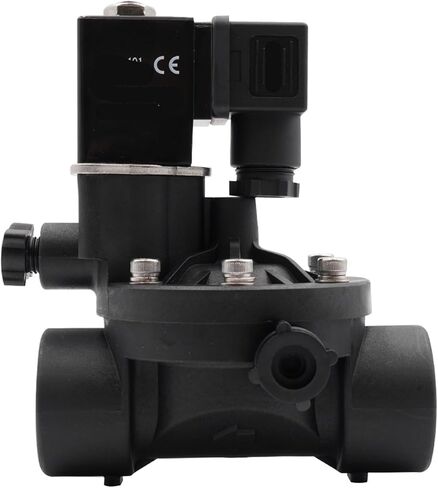 صمام الملف اللولبي البلاستيكي المغلق عادة أو المفتوح عادة AC220V ثنائي الاتجاه مع مفتاح يدوي وصمام مياه لضبط التدفق. (1 14،G_AC 220V_مغلق عادي) in Kuwait