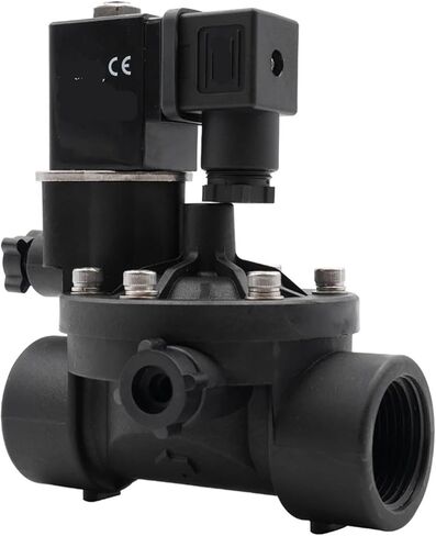 صمام الملف اللولبي البلاستيكي المغلق عادة أو المفتوح عادة AC220V ثنائي الاتجاه مع مفتاح يدوي وصمام مياه لضبط التدفق. (1 14،G_AC 220V_مغلق عادي) in Kuwait