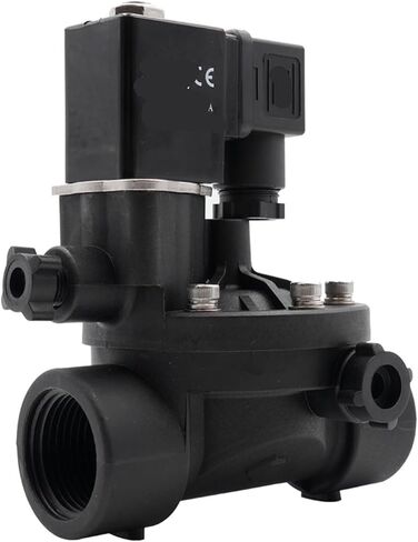 صمام الملف اللولبي البلاستيكي المغلق عادة أو المفتوح عادة AC220V ثنائي الاتجاه مع مفتاح يدوي وصمام مياه لضبط التدفق. (1 14،G_AC 220V_مغلق عادي) in Kuwait