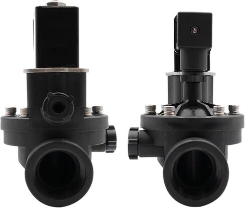 صمام الملف اللولبي البلاستيكي المغلق عادة أو المفتوح عادة AC220V ثنائي الاتجاه مع مفتاح يدوي وصمام مياه لضبط التدفق. (1 14،G_AC 220V_مغلق عادي) in Kuwait