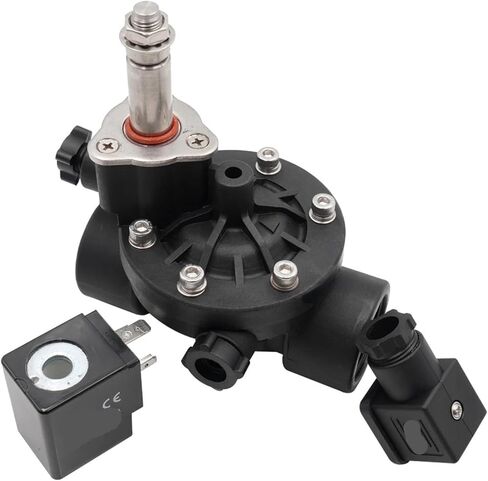 صمام الملف اللولبي البلاستيكي المغلق عادة أو المفتوح عادة AC220V ثنائي الاتجاه مع مفتاح يدوي وصمام مياه لضبط التدفق. (1 14،G_AC 220V_مغلق عادي) in Kuwait