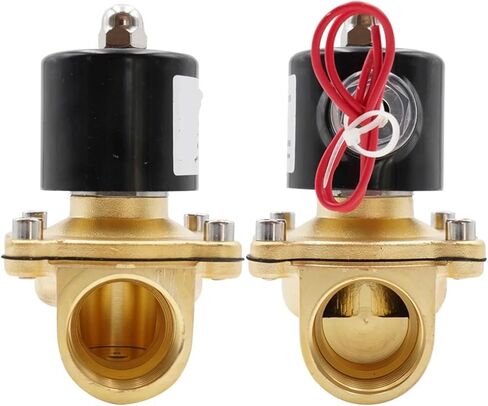 G 1/8" 1/4" 3/8" 1/2" 3/4" 1" 1-1/4" 1-1/2" 2" صمام الملف اللولبي، مغلق عادة، هوائي، ماء، زيت، هواء، AC2 20V DC 12V 24V(1,DC 24V_NBR) in Kuwait