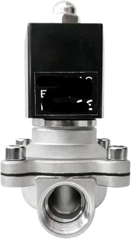 1 "صمام الملف اللولبي مغلق عادة الفولاذ المقاوم للصدأ IP65 مقاوم للماء 220 فولت 12 فولت 24 فولت صمام الملف اللولبي للمياه والغاز (BSP_380VAC_NBR-Seal) in Kuwait