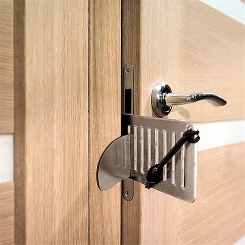 قفل سلسلة قفل الباب المحمول السفر فندق قفل باب أمان سلسلة مكافحة سرقة قفل قفل المنزلية الأمن in Kuwait