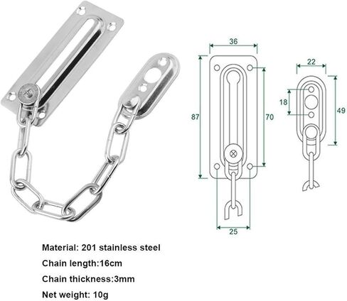 قفل سلسلة قفل باب أمان الباب قفل أمان قفل خزانة in Kuwait