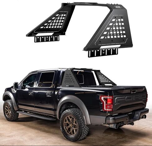 رف مطاردة قضيب لف السرير للشاحنات F-150، F250، F350، سيلفرادو سييرا رام 1500 2500، تندرا، تيتان XD in Kuwait
