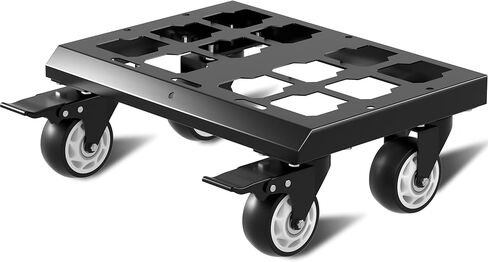 Heavy Duty Tool Box Dolly Compatible with Mil.Waukee Packout Toolbox,350lbs Capacity,No Drilling Required,Thickened and Enlarged Carbon Steel Frame and Larger Wheels with Braking System in Saudi Arabia