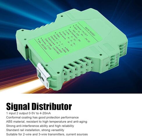 عازل Acouto DC مع طلاء مطابق، مدخل 2 مخرج، مصدر طاقة معزول، تصميم مثبت على السكك الحديدية العالية لأداء موثوق in Saudi Arabia