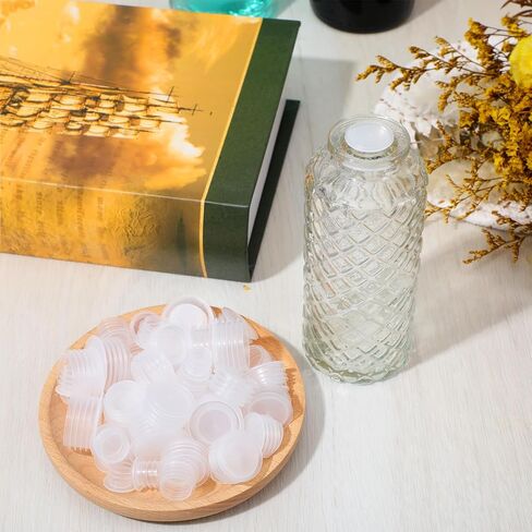 60 Pcs Salt and Pepper Stoppers Plugs, Plastic Stoppers for Salt and Pepper Shaker Bottle Stopper Reusable Round End Caps for Bottles Plugs Bottom Home Kitchen, 11/13/15/17/19/24 Mm in Saudi Arabia