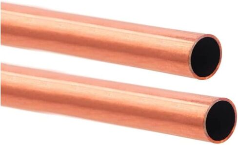 Copper Round Tube - 0.75in Diameter x 0.04in Wall x 12in L, Copper Tube, 2pcs in Kuwait