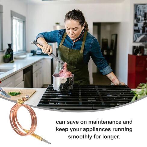 الحرارية 600 مللي متر العالمي لاستبدال مدفأة غاز موقد سخان شواء فناء شواء فرن سخان المياه درجة الحرارة in Kuwait