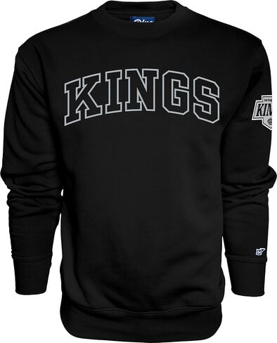 Blue 84 NHL unisex-adult Nhl Officially Licensed Crewneck Sweatshirt Sleeve Logo Team Color in Saudi Arabia